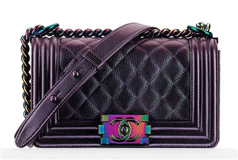 chanel iridescent boy bag fashionphile|Chanel bag.